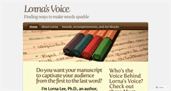 Desktop Screenshot of lornasvoice.com